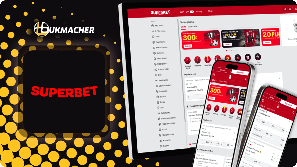 Legalny polski bukmacher Superbet Legalny polski bukmacher Superbet