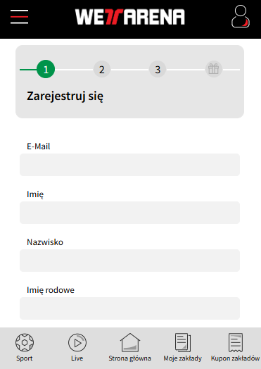 Wettarena logowanie
