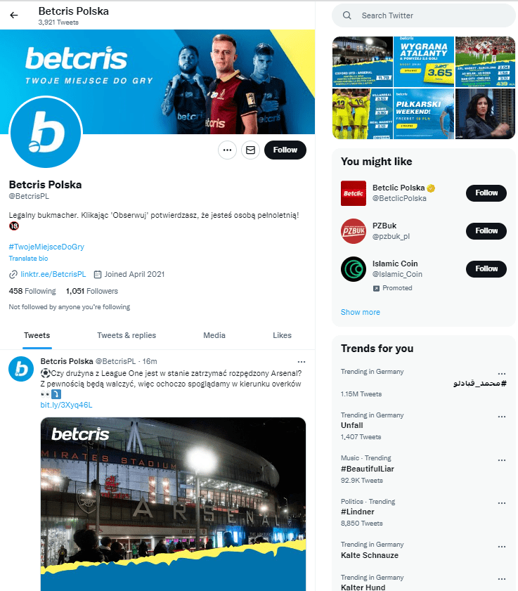 Newsy od Betcris Twitter