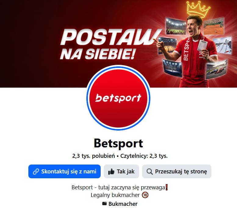 Facebook od Bet Sport