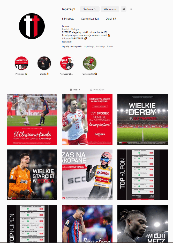 Instagram Bet Clic promo