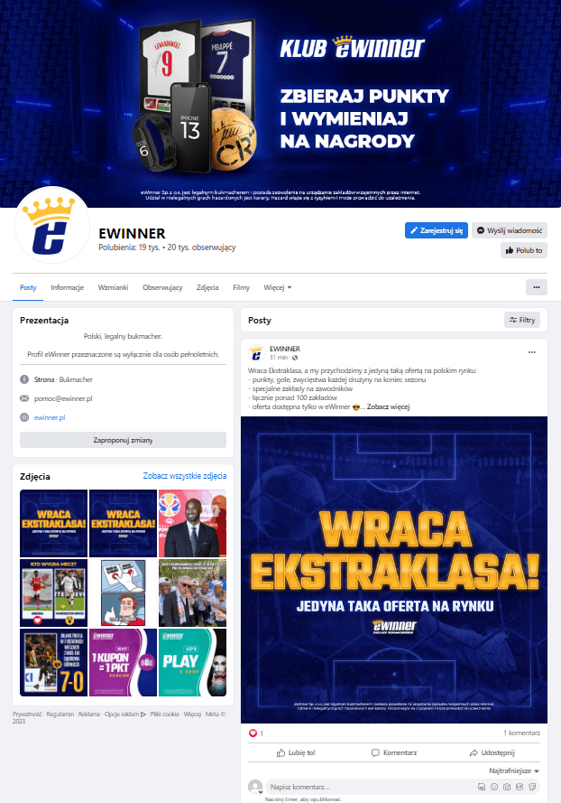 Facebook Bonusy Ewinner