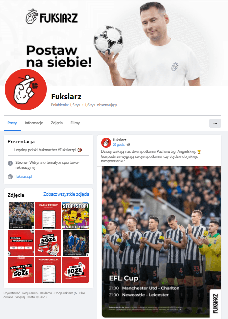 Facebook od Fuksiarz