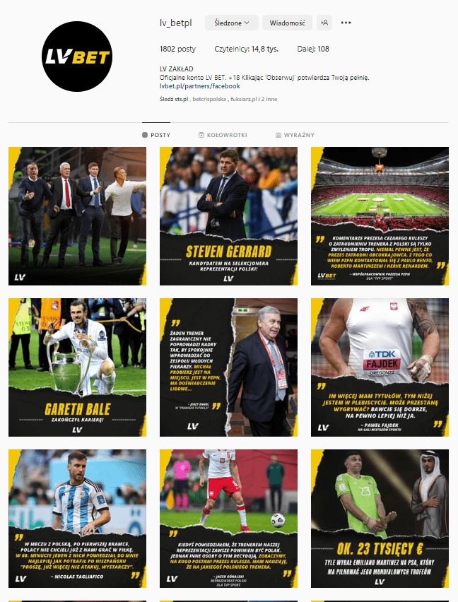 Instagram LV Bet Bonus