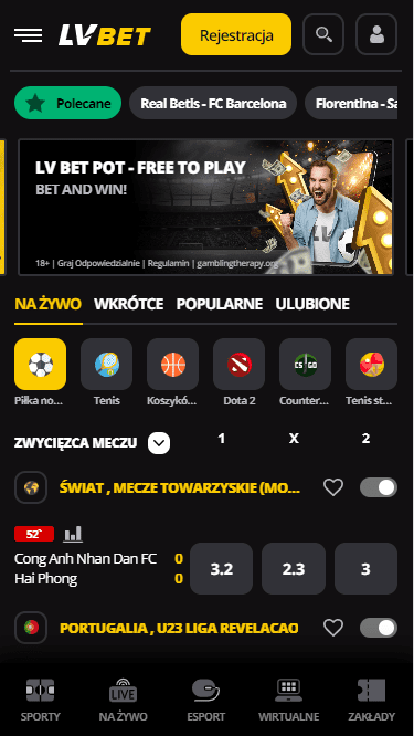 LVBet Aplikacja