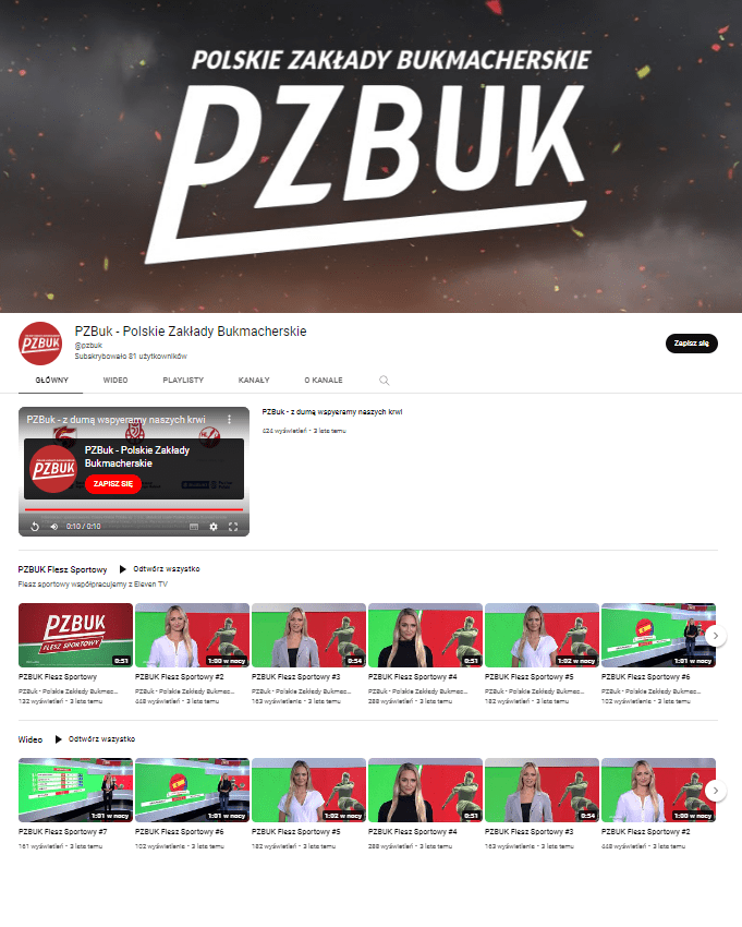 Wideo PZBuk Bukmacher