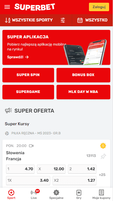 Superbet Aplikacja
