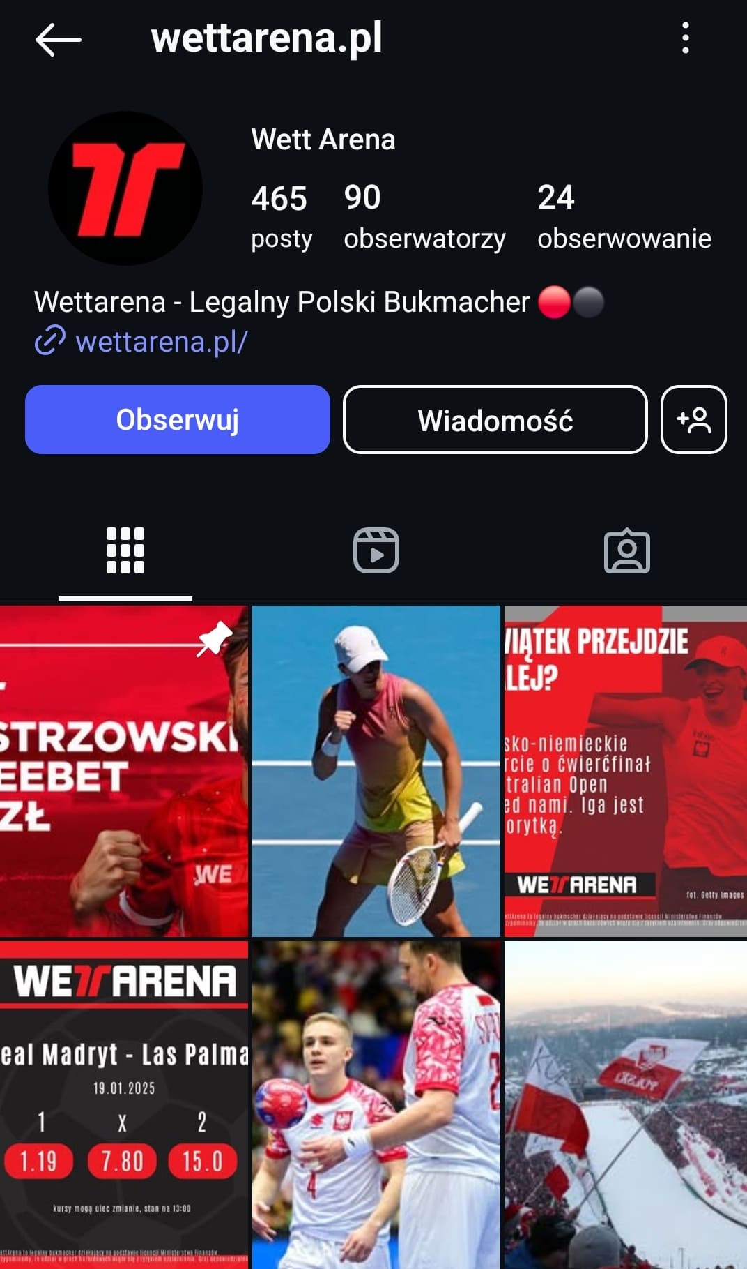 Oferty od Wettarena na Instagram